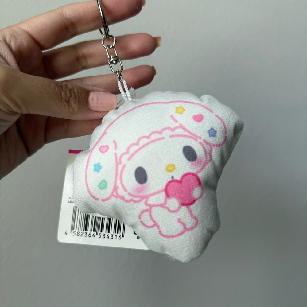 My Melody Sanrio 50th Anniversary Puffy Plush Keychain